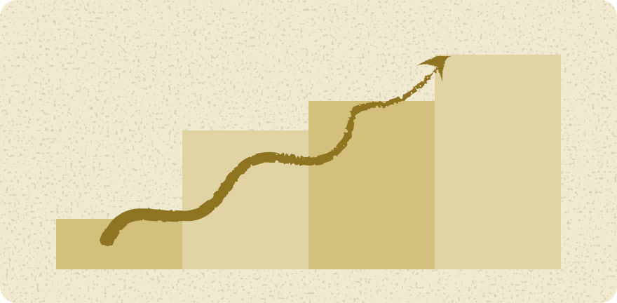 Project metrics and analytics illustration